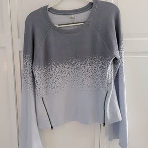 Cropped ombré sweater